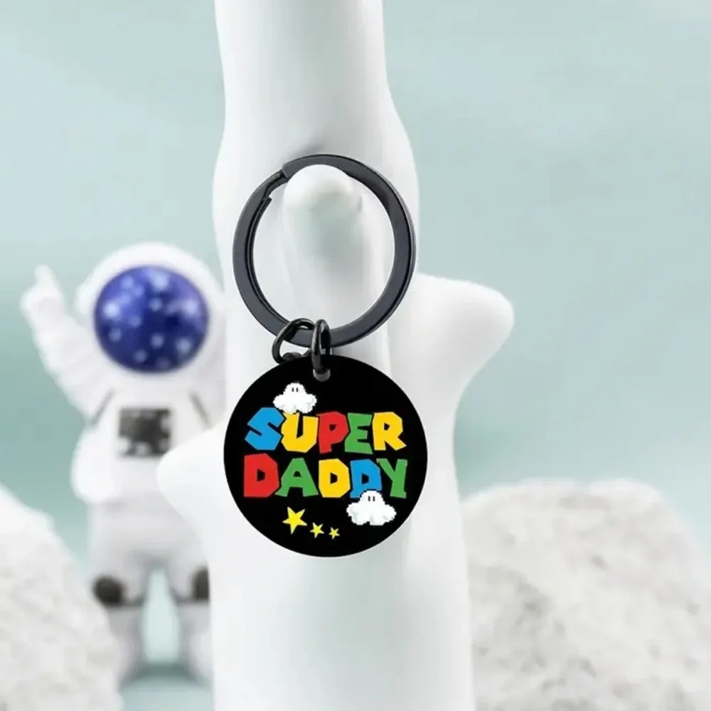 NEW| Super Daddy Multicolored Mario Keychain